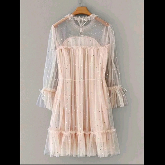 Cosmic Stars Lace Dress - Picture 2 of 3